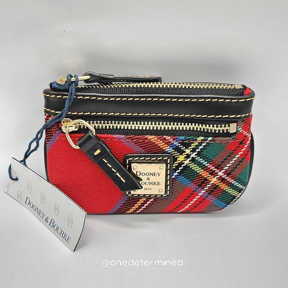 New Dooney Red Plaid Case - Picture 4 of 10